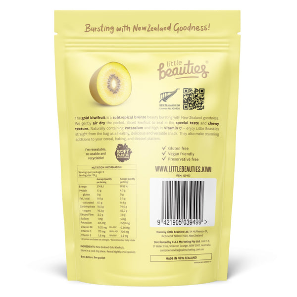 gold kiwi fruit dried snacks