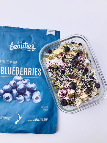 🥣 Layered Blueberry Breakfast Bowl 🫐