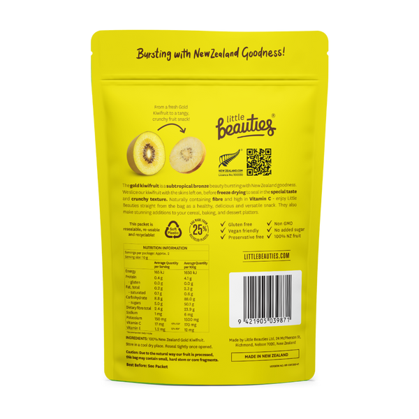 freeze dried gold kiwifruit